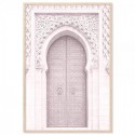 Moroccan Pink Door Art Print