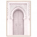 Moroccan Pink Door Art Print