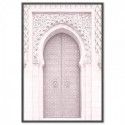 Moroccan Pink Door Art Print