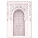 Moroccan Pink Door Art Print