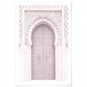 Moroccan Pink Door Art Print