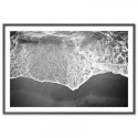 Charcoal Beach Art Print