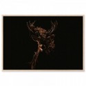 Midnight Deer Art Print