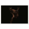 Midnight Deer Art Print