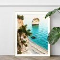 Mattinata Beach Holiday Art Print