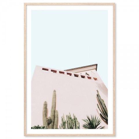 Tropical Cactus Art Print