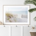Beach Dunes At Sunrise Art Print