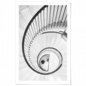 Classical Spiral Staircase Art Print