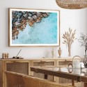 Crystal Beach Art Print