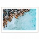 Crystal Beach Art Print