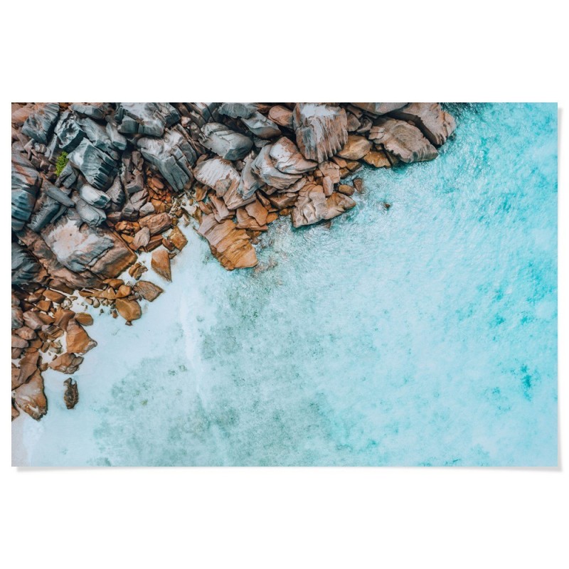 Crystal Beach Art Print