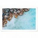 Crystal Beach Art Print