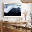 Black Sand Beach Iceland Art Print