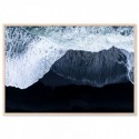 Black Sand Beach Iceland Art Print