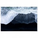 Black Sand Beach Iceland Art Print