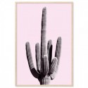 Blush Pink Cactus Art Print