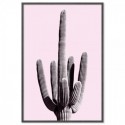Blush Pink Cactus Art Print