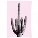 Blush Pink Cactus Art Print