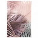 Pink Palm Tree Leaves Art Print