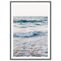 Blue Ocean Waves Art Print