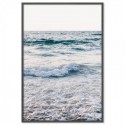 Blue Ocean Waves Art Print