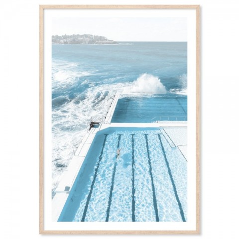 Bondi Beach Iceberg Pool Art Print