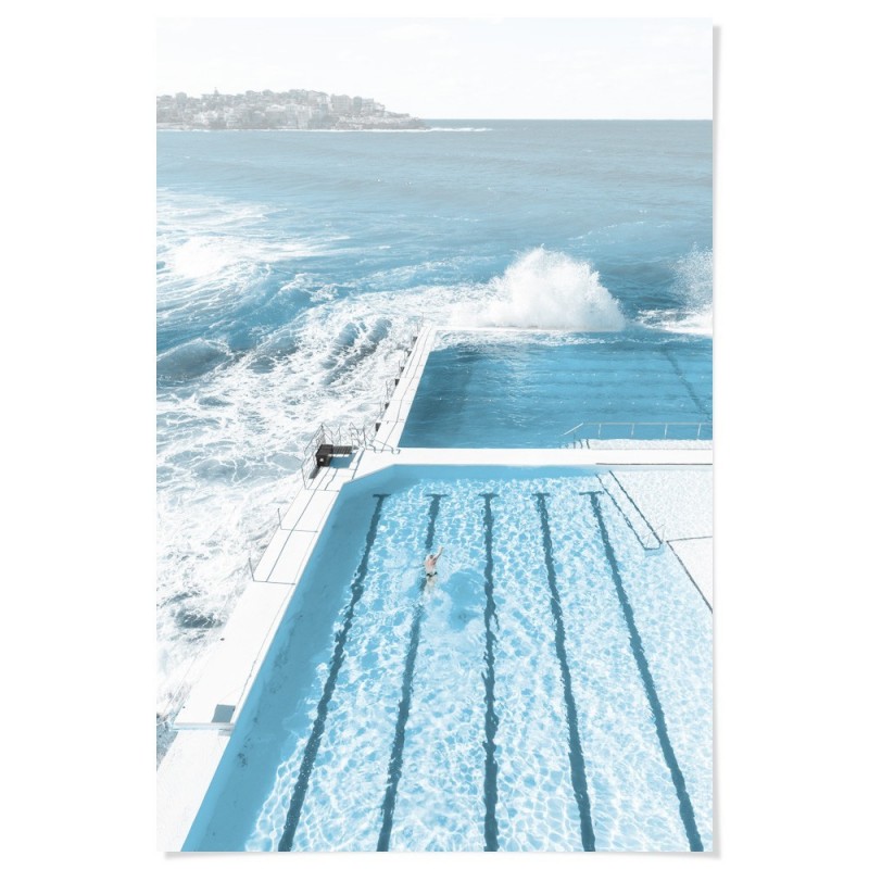 Bondi Beach Iceberg Pool Art Print