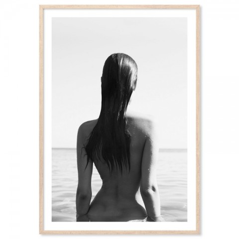 Woman By The Sea Art Print