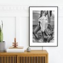 Woman On Paradise Beach Art Print