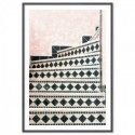 Moroccan Tiled Stairs Art Print