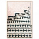 Moroccan Tiled Stairs Art Print