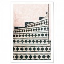 Moroccan Tiled Stairs Art Print