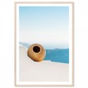 Santorini Terrace Art Print