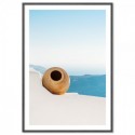 Santorini Terrace Art Print