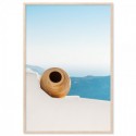 Santorini Terrace Art Print