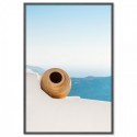 Santorini Terrace Art Print